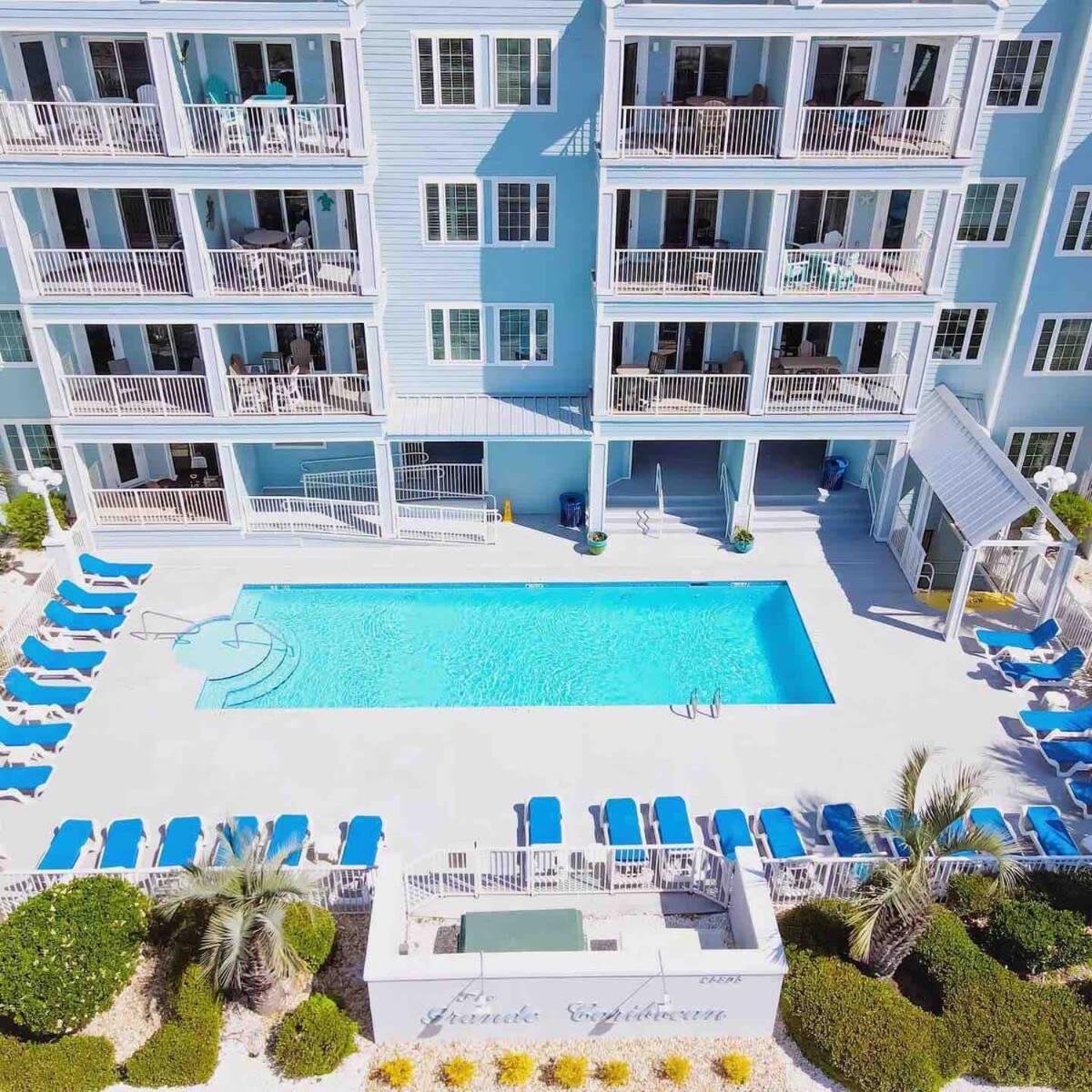 Grand Caribbean Pool & Gym & Beach View Orange Beach Esterno foto